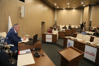 Başkan Aydın, Akademi Öğrencilerine Seminer Verdi