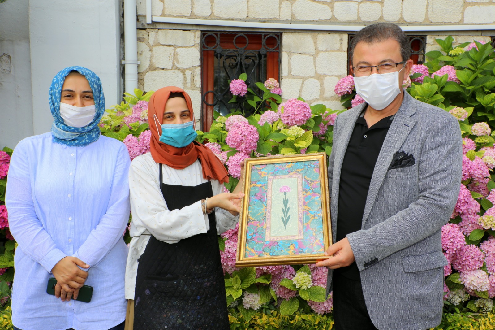 Başkan Deniz Köken Sertarikzade Kültür ve Sanat Merkezi'ni ziyaret etti