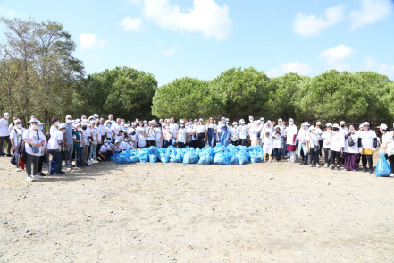 Dünya Temizlik Günü'nde Çiftalan Ormanı'nda çöpler toplandı
