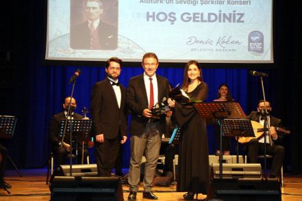 Atatürk'ün sevdiği şarkılar konseri düzenlendi