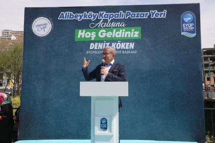 Alibeyköy Pazarı törenle açıldı