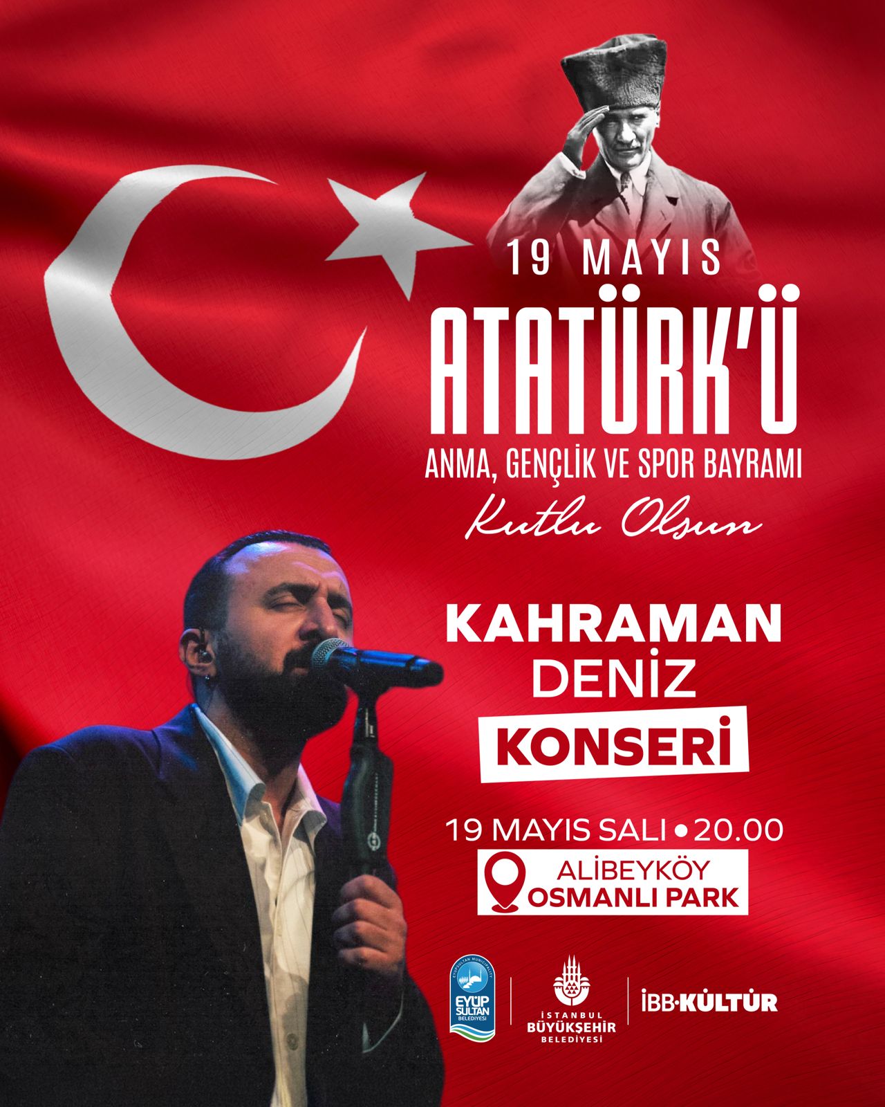 Eyüpsultan'da 19 Mayıs Coşkusu: Kahraman Deniz sahne alacak