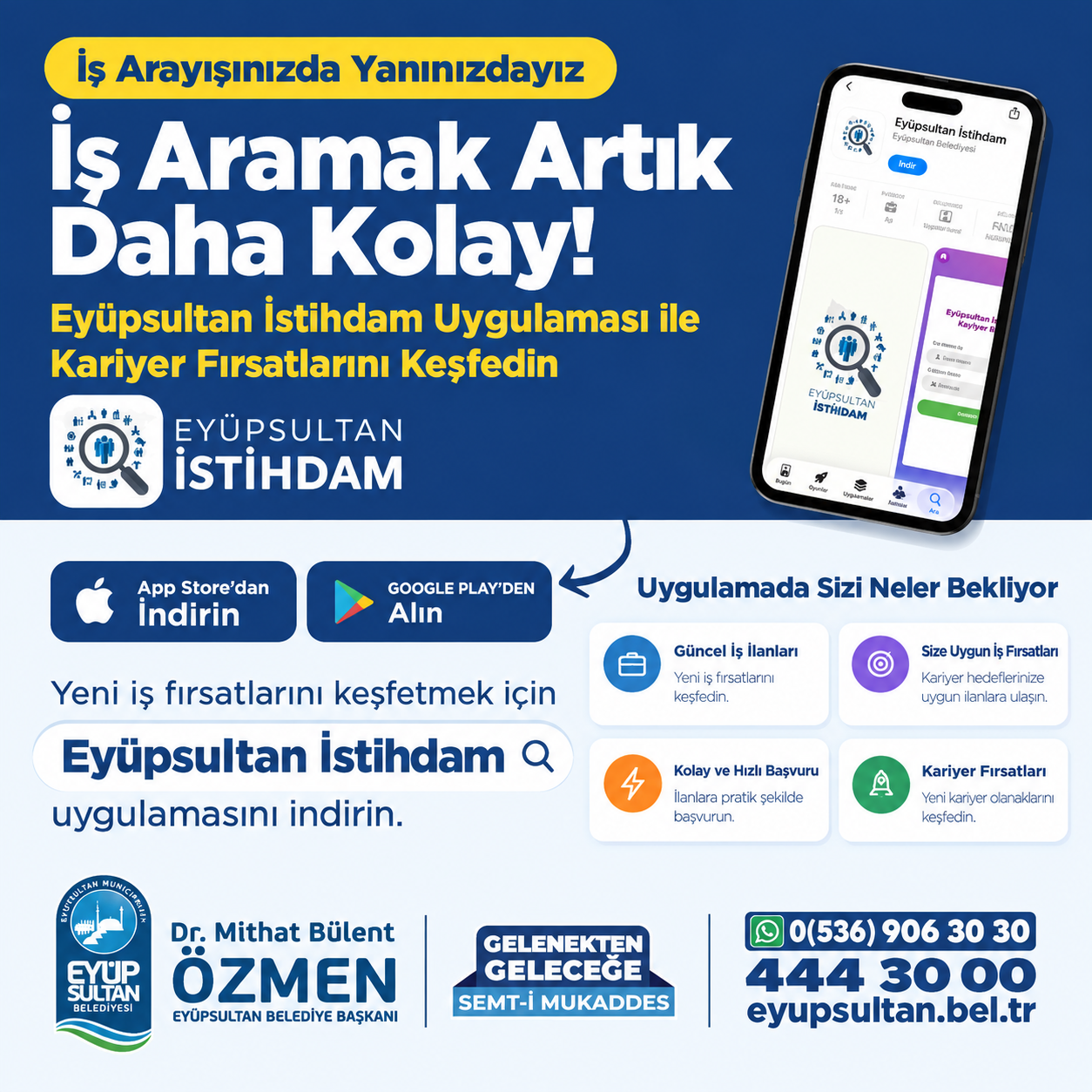 Eyüpsultan İstihdam Uygulaması Hizmete Girdi