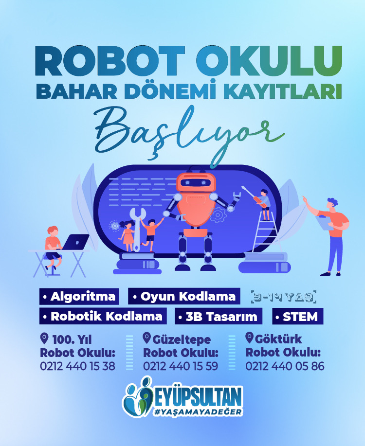 Robot Okulu Bahar Dönemi Kayıtları Başlıyor