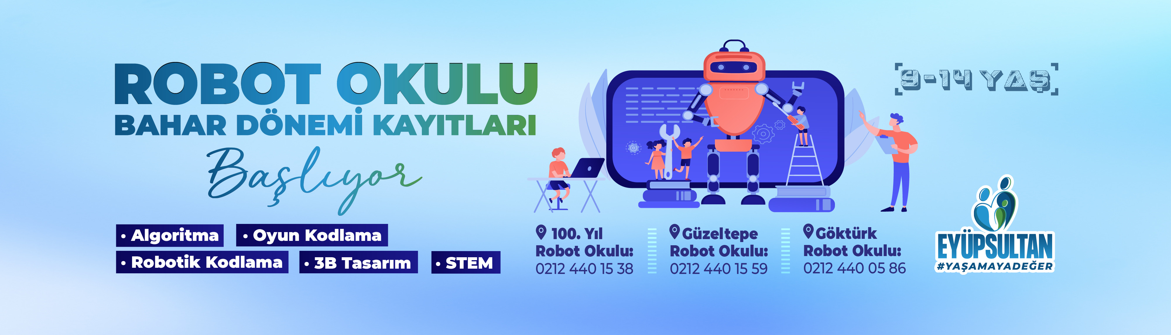 Robot Okulu Bahar Dönemi Kayıtları Başlıyor