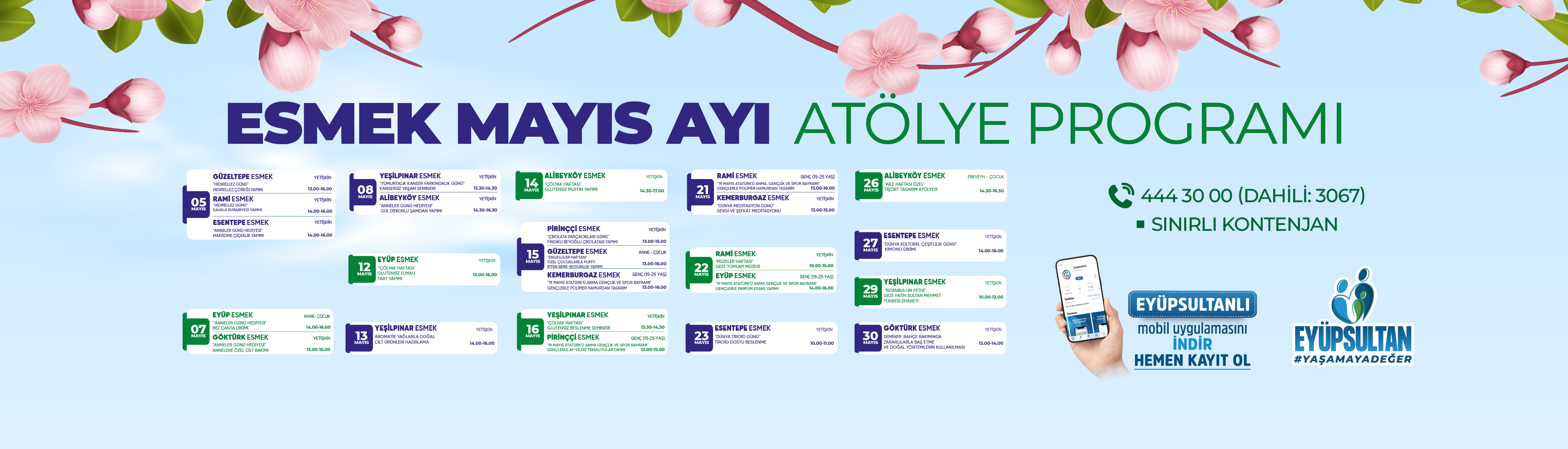 ESMEK Mayıs Ayı Atölye Programı