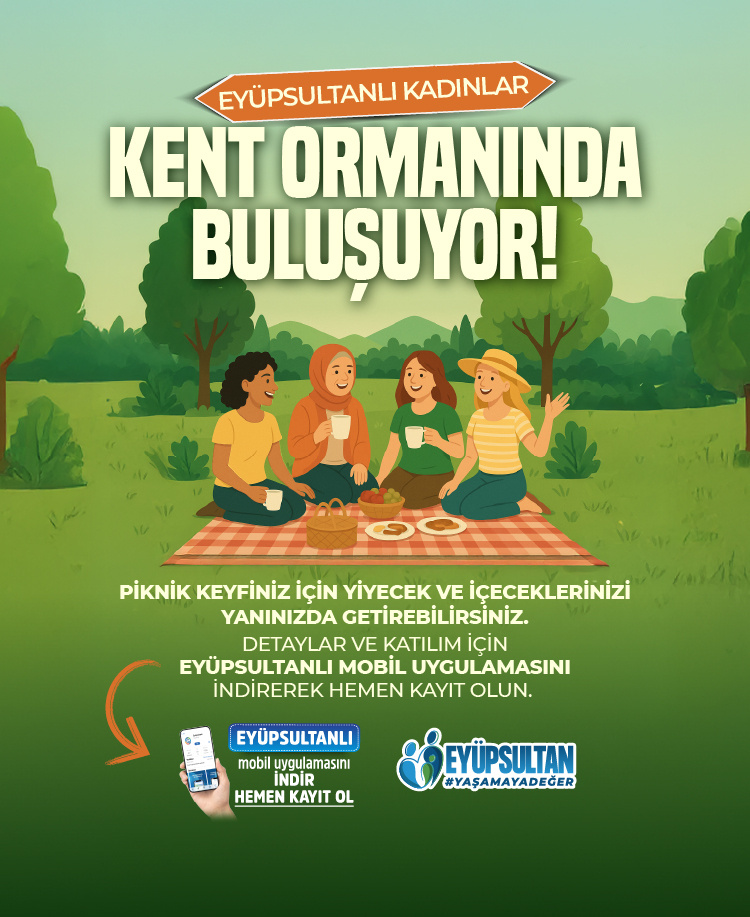 Eyüpsultanlı Kadınlar Kent Ormanında Buluşuyor
