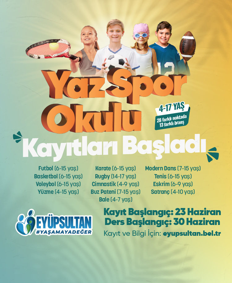Yaz Spor Okulu Kayıtları Başladı
