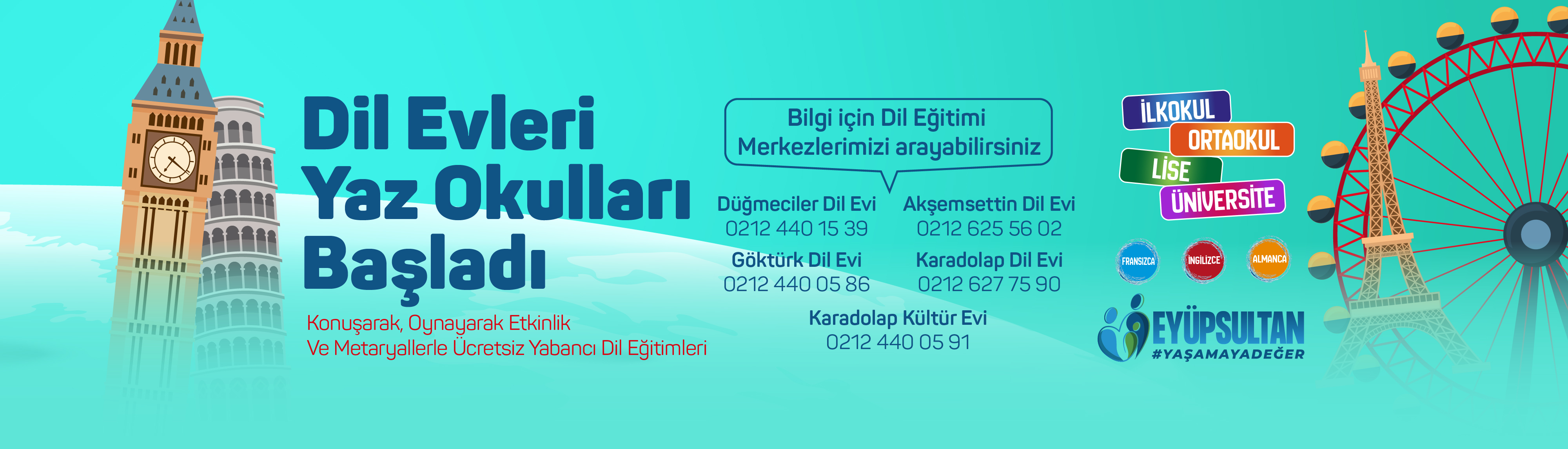 Dil Evleri Yaz Okulları Başladı