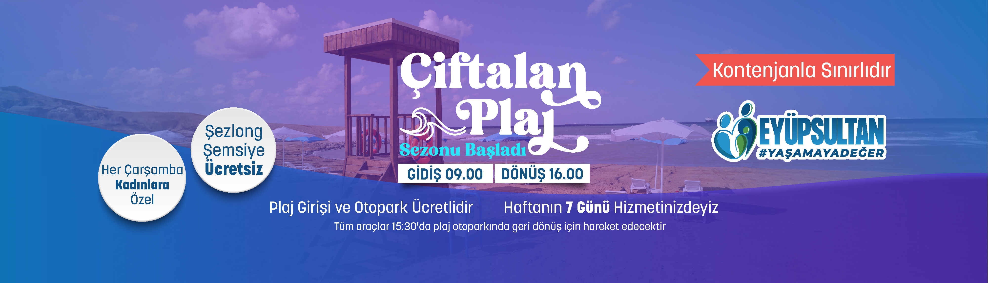 Çiftalan Plaj Sezonu Başladı