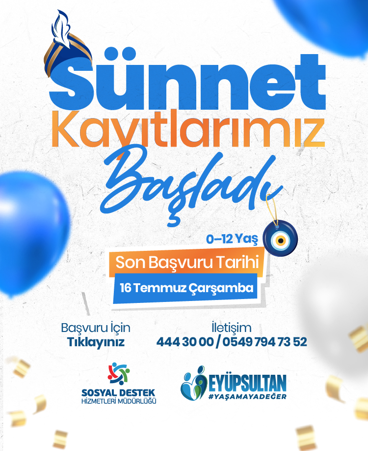 Sünnet Kayıtlarımız Başlamıştır