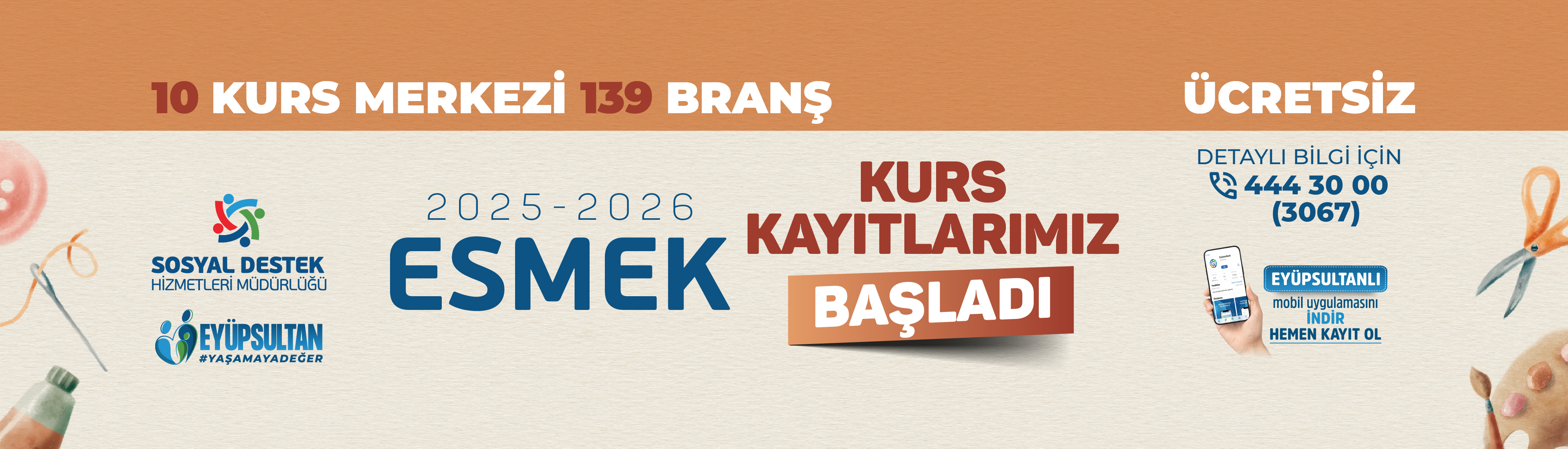ESMEK Kurs Kayıtlarımız Başladı