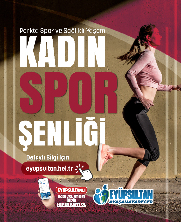 Eyüpsultan Belediyesi'nden kadınlara özel spor şenliği 