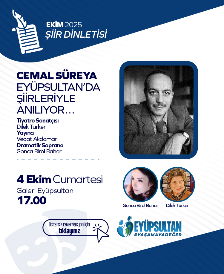 Cemal Süreya - Eyüpsultan'da Şiirleriyle Anılıyor