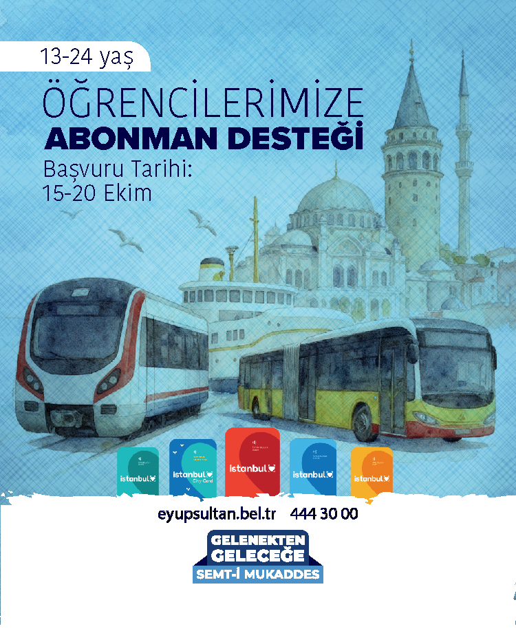 Öğrencilerimize Abonman Desteği