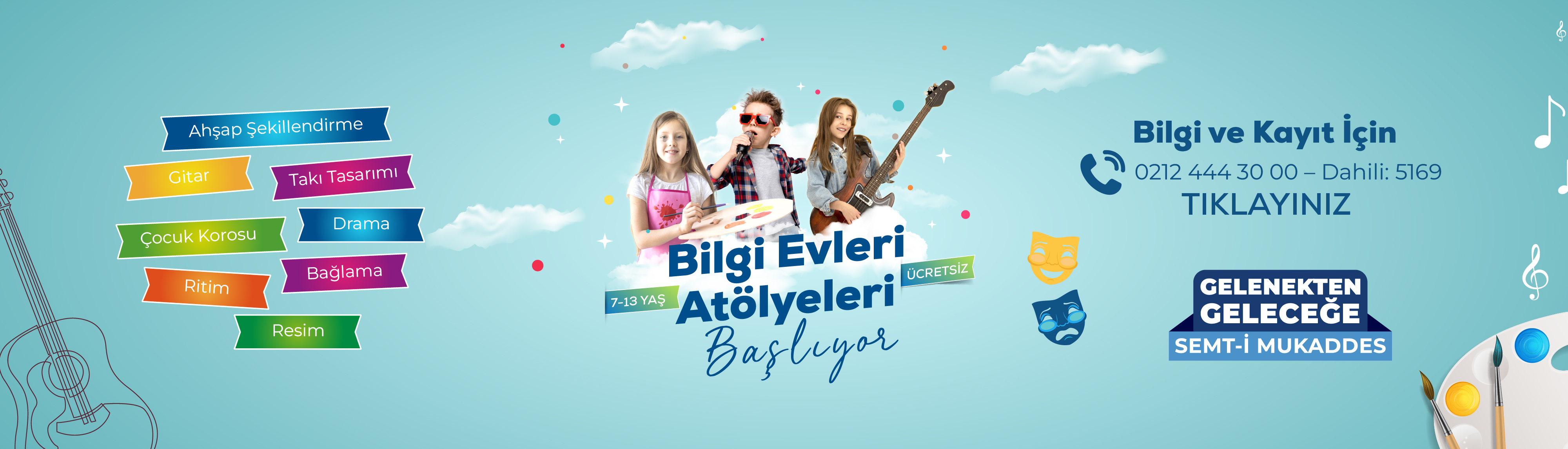 Bilgi Evleri Atölyeleri Başlıyor