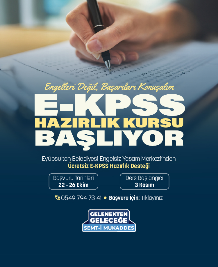 E-KPSS HAZIRLIK KURSU BAŞLIYOR