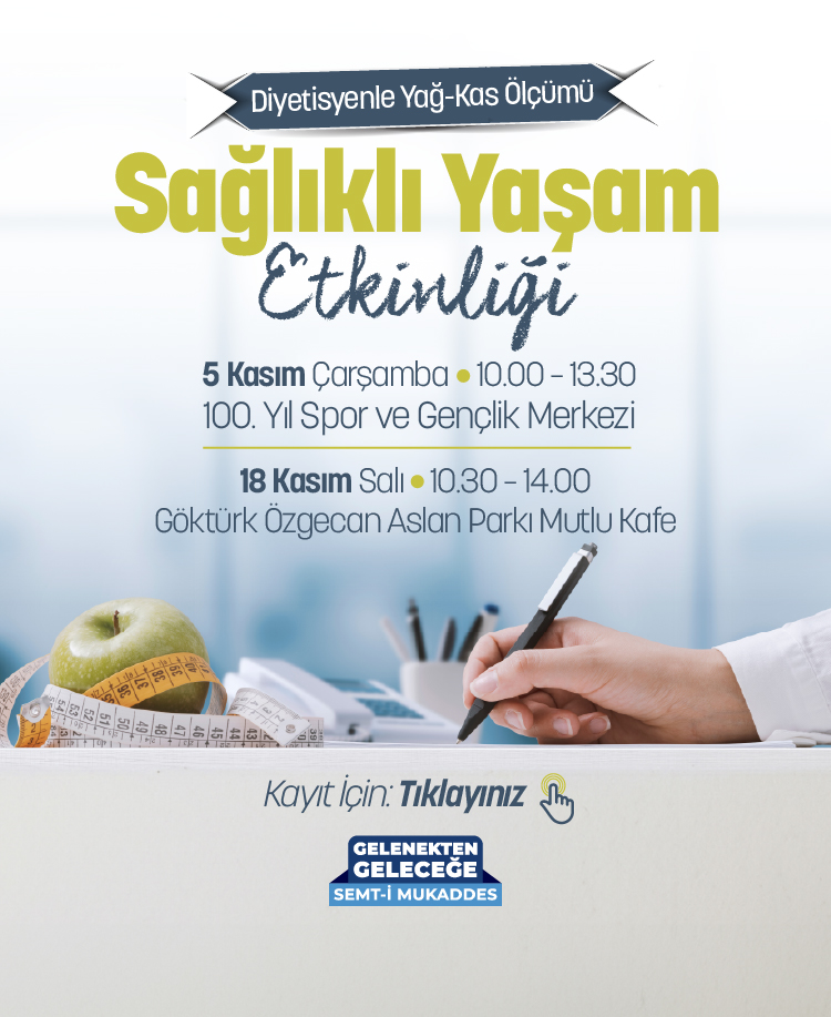 Diyetisyenle Yağ-Kas Ölçümü ve Sağlıklı Yaşam Etkinliği
