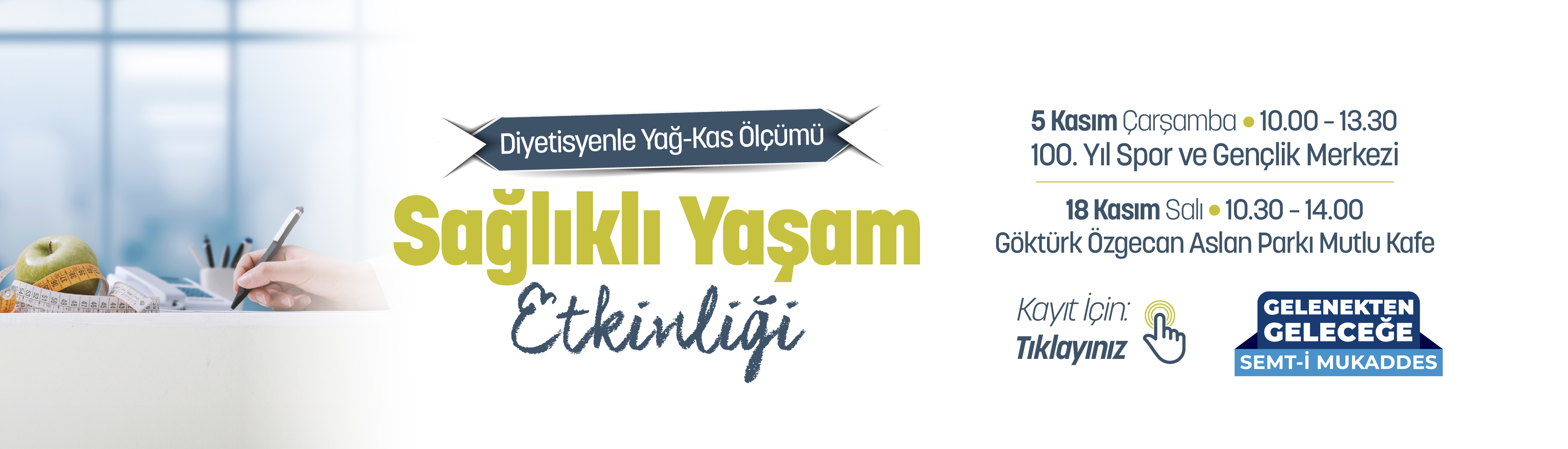 Diyetisyenle Yağ-Kas Ölçümü ve Sağlıklı Yaşam Etkinliği