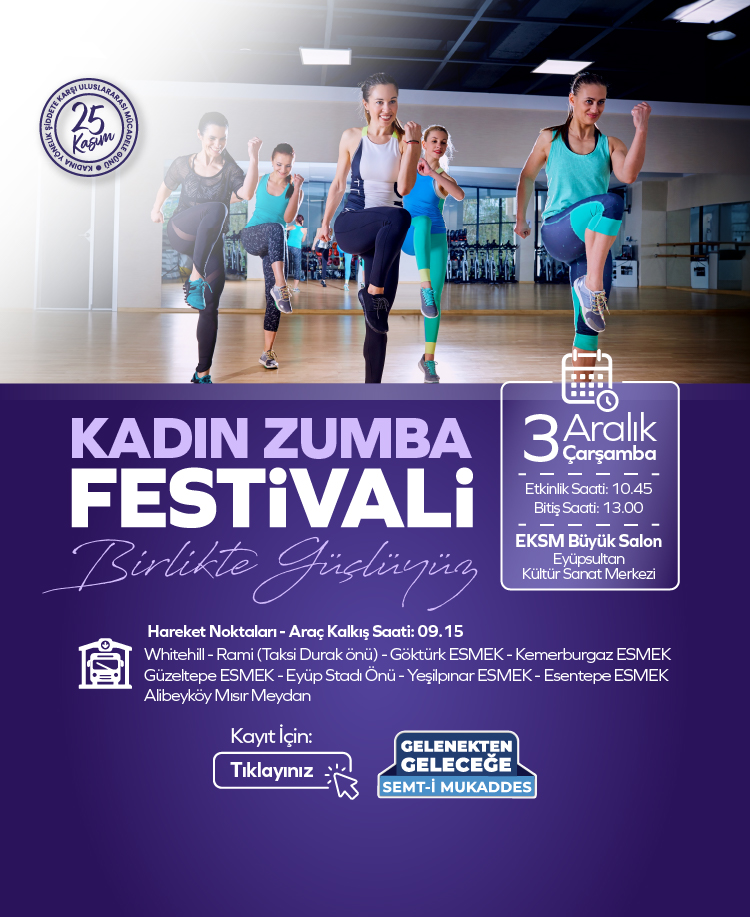 Birlikte Güçlüyüz Kadın Zumba Festivali