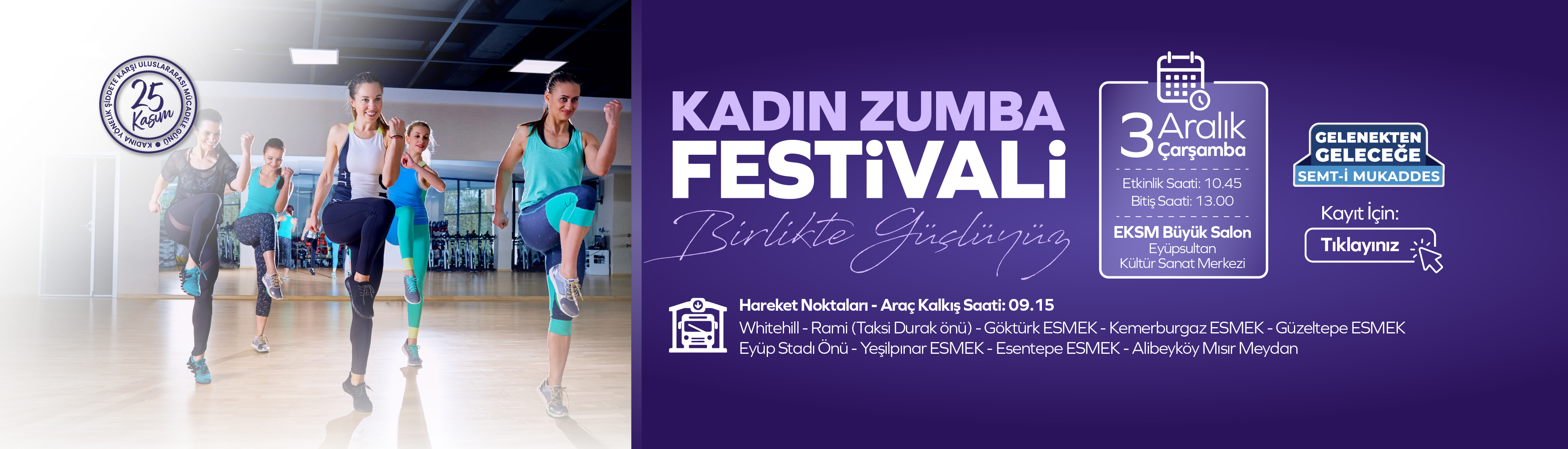 Birlikte Güçlüyüz Kadın Zumba Festivali