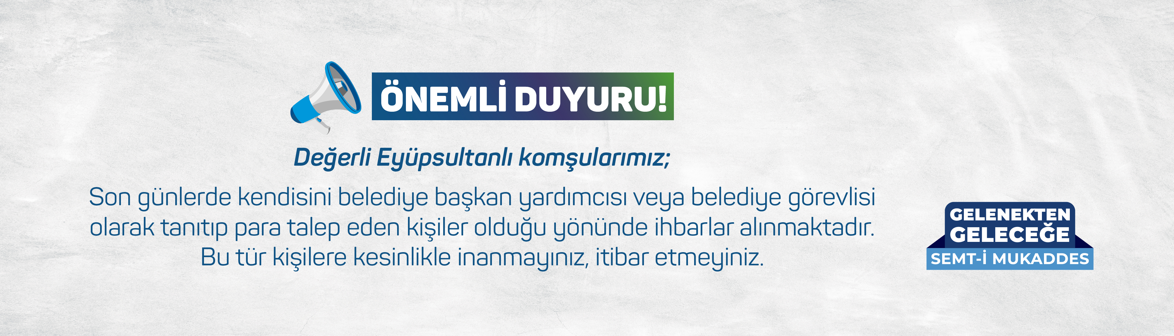 Vatandaşlarımızın Dikkatine!!!