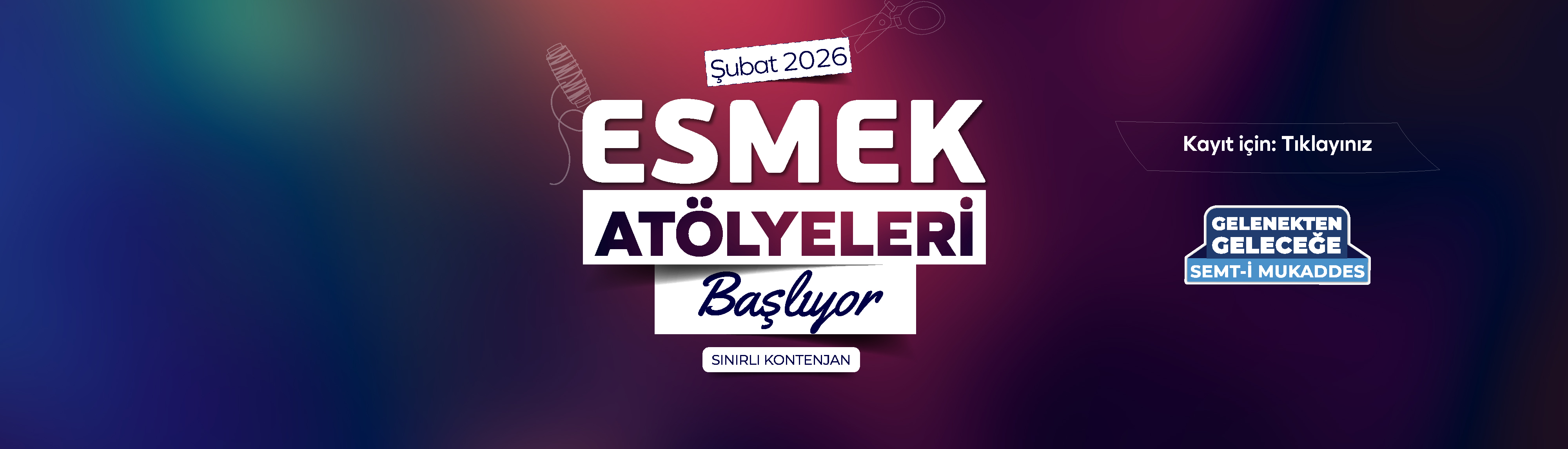 ESMEK - Şubat 2026 Atölyeleri