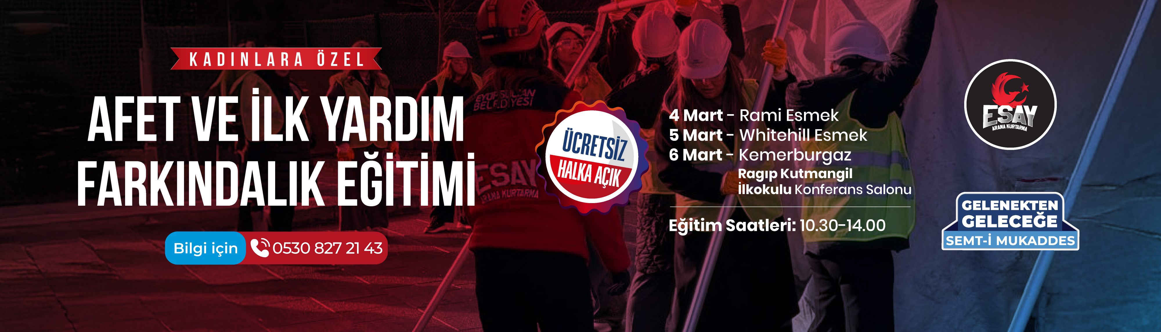 Afet ve İlk Yardım Farkındalık Eğitimi