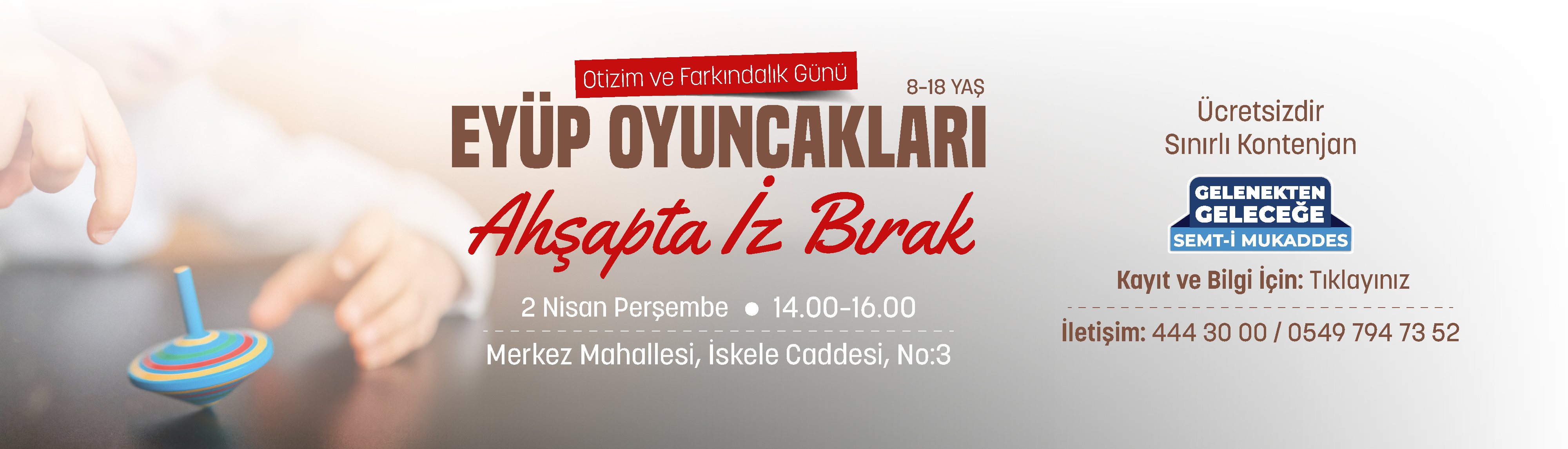 Eyüp Oyuncakları Otizm ve Farkındalık Günü'ne Özel