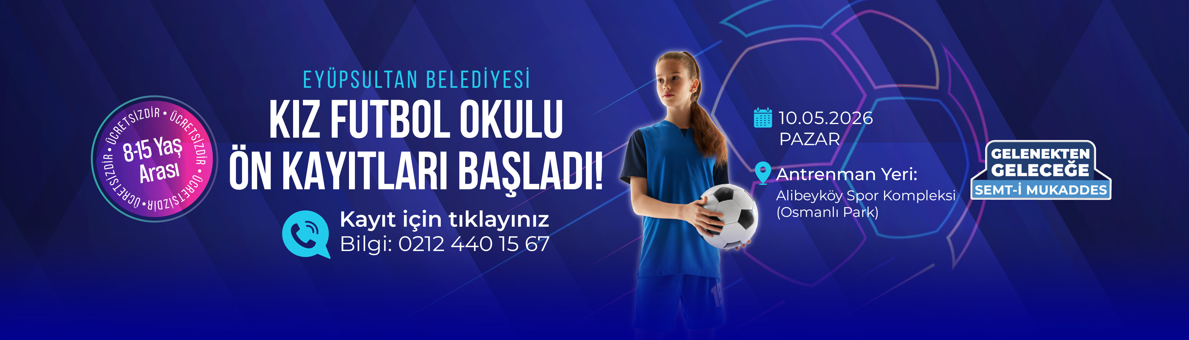 Kız Futbol Okulu Kayıtları