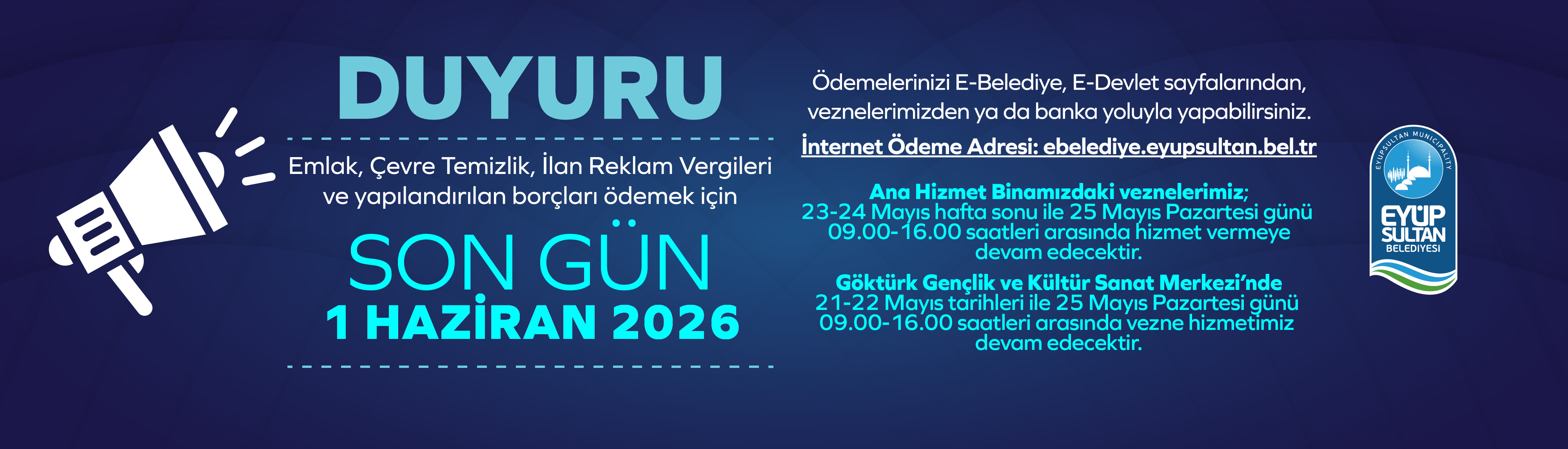 2026 - Mayıs ayı vergi duyuru 