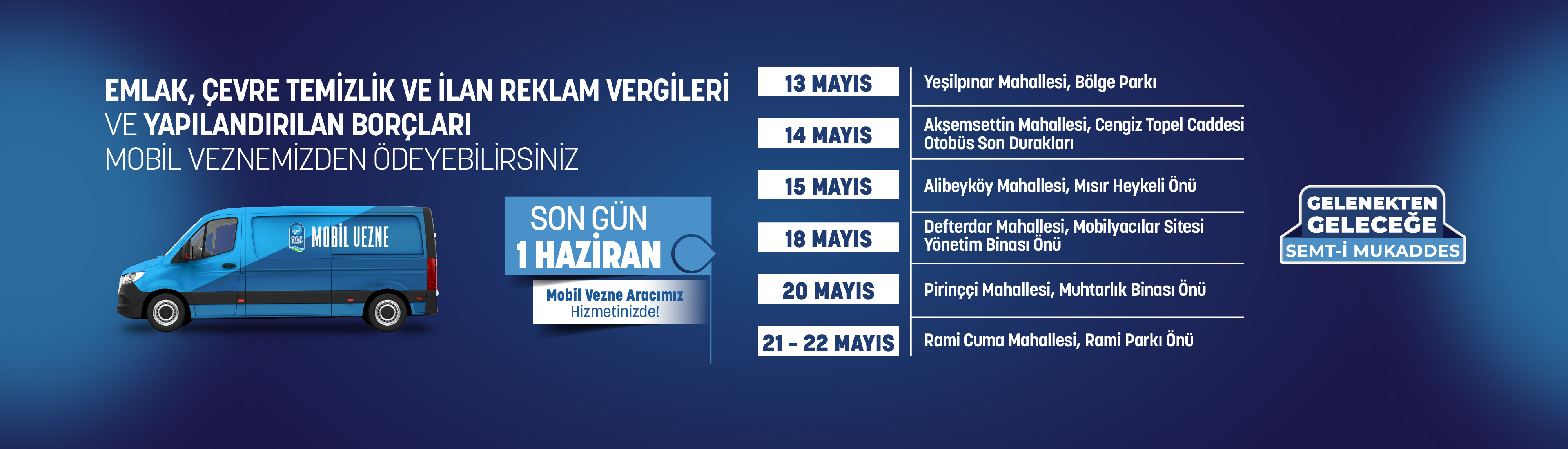  2026 - Mayıs ayı vergi duyuru Mobil Vezne