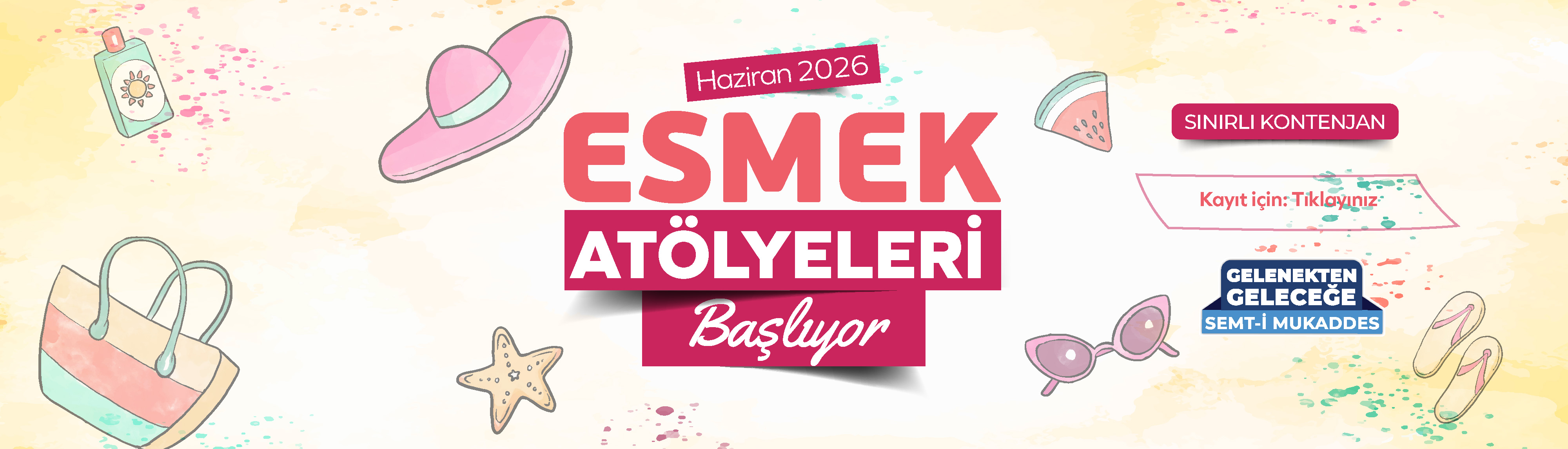 ESMEK Haziran Ayı Workshop Takvimi