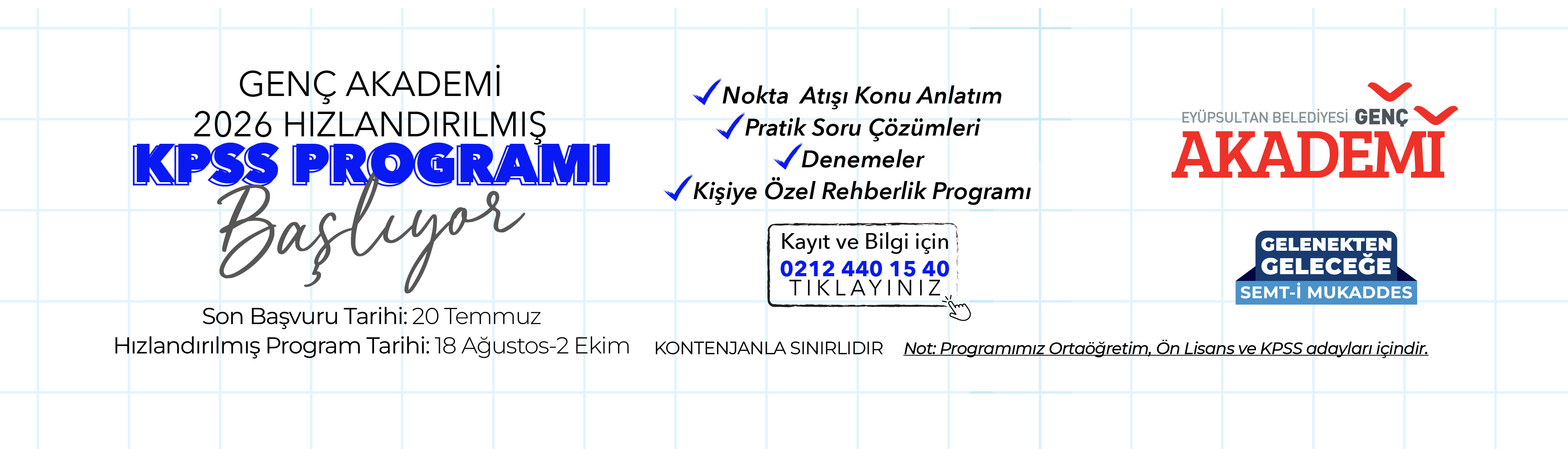 Hızlandırılmış KPSS Kursu