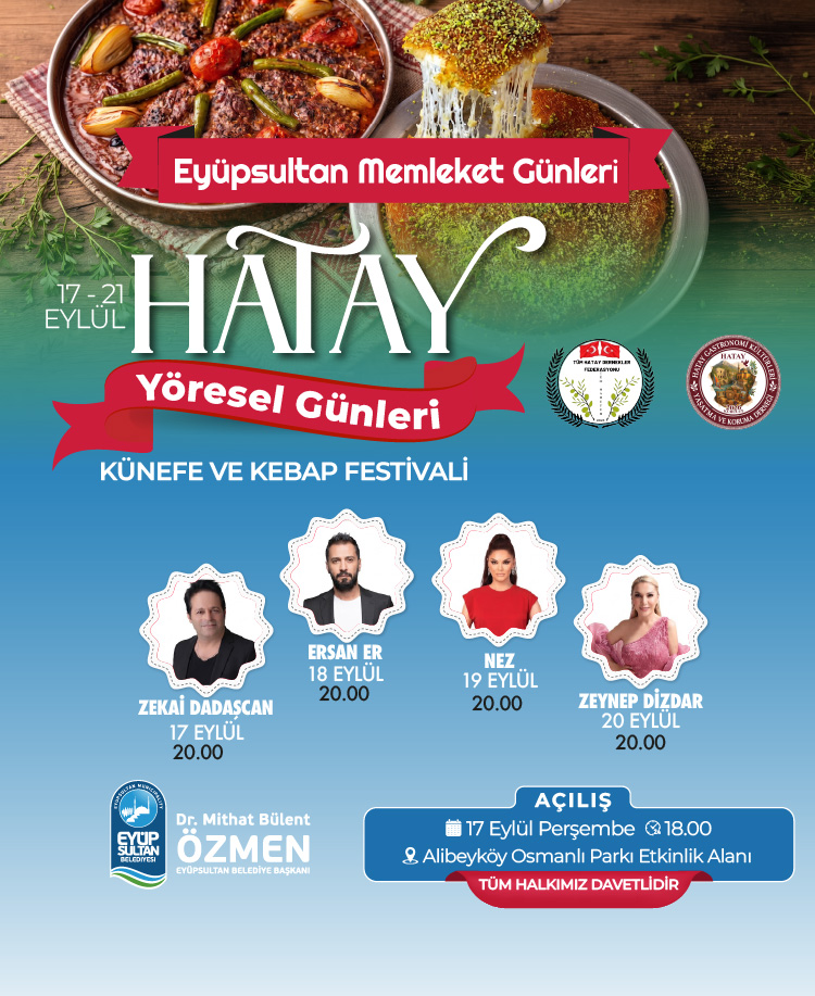 Hatay Künefe kebap festivali