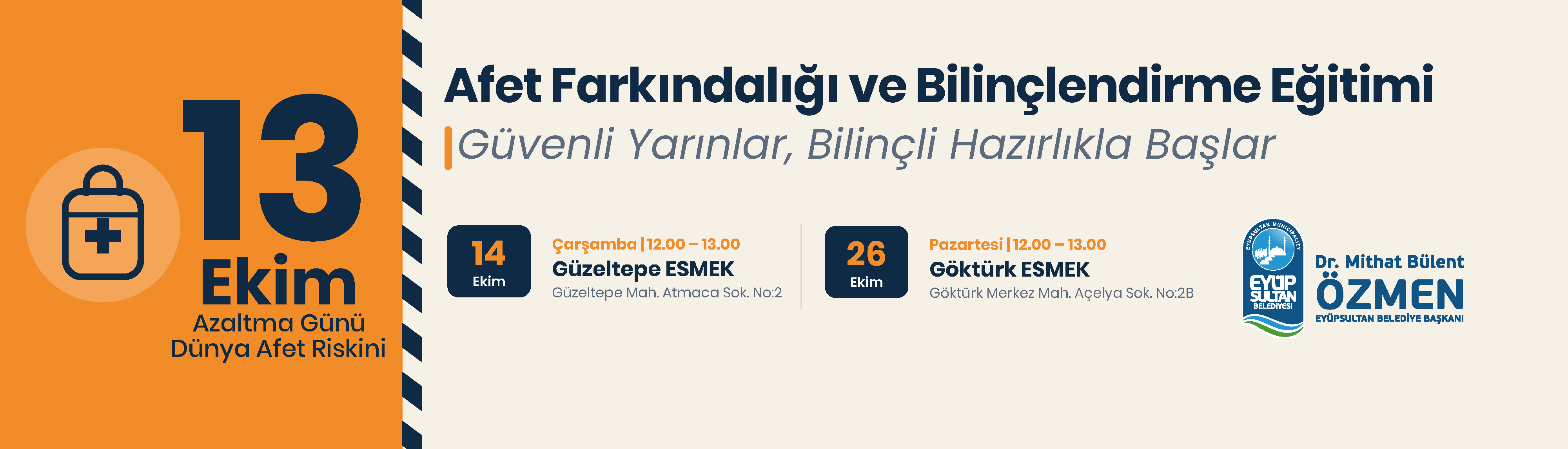 13 Ekim Dünya Afet Riskini Azaltma Günü