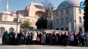 Ayasofya ve Taksim Camii gezilerine yoğun ilgi