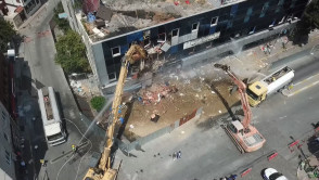 Sultan Center'da yıkım çalışmaları başladı