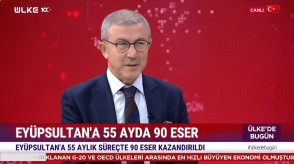 Başkanımız Deniz Köken, ÜLKE TV'de Eyüpsultan'daki projelere dair açıklamalarda bulundu.