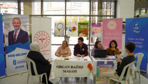 Organ Bağışı Haftası'nda bilgilendirme masası kuruldu