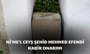  Nİ'ME'L CEYŞ ŞEHİD MEHMED EFENDİ KABİR ONARIMI