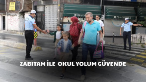  Öğrencilerimizin güvenliği için okul giriş ve çıkışlarında trafik denetimlerimizi sürdürüyoruz