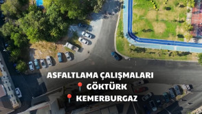 Asfaltlama çalışmalarımızı komşularımızın memnuniyetiyle sürdürüyoruz